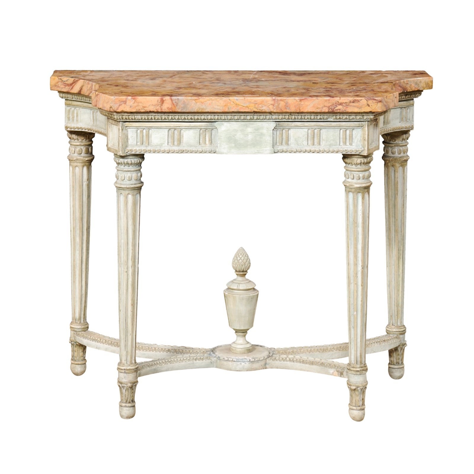 French Neoclassic Period Marble Top Console | 1812 | A. Tyner Antiques